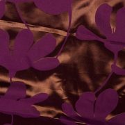 Tkanina zasłonowa 4305 /5 fioletowy z brązowym
