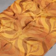 Tkanina zasłonowa AS 20639 /3 pomarańczowy z brązowym