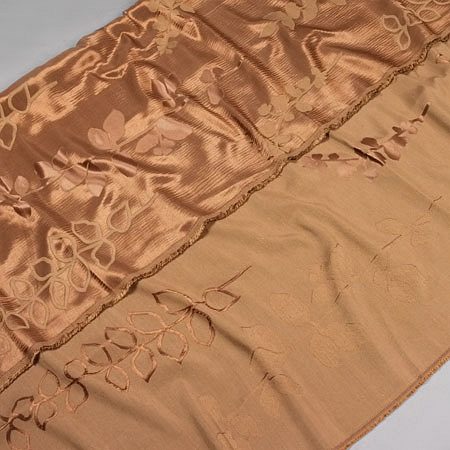 Tkanina zasłonowa LINNIE /1 brown-brązowy