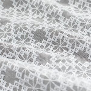 Firana PANEL 30730 /V1-biały/ wzór