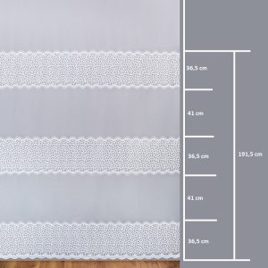 Firana 13310-3L /280- wymiary wzoru