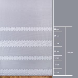 Firana 347840-4L /290- wymiary wzoru