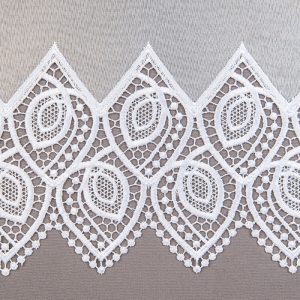 Firana 81613 /kol. white (biały) /wzór dołu