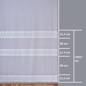 Firana 44684 /3L/ 280 - wymiary wzoru