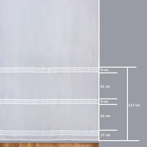 Firana 13872-30 /280/ wymiary wzoru