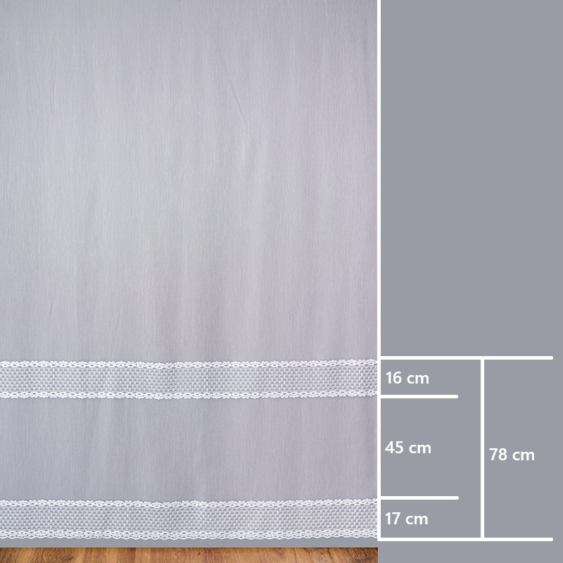 Firana 6527 / 6649 /2L /290 – wymiary wzoru
